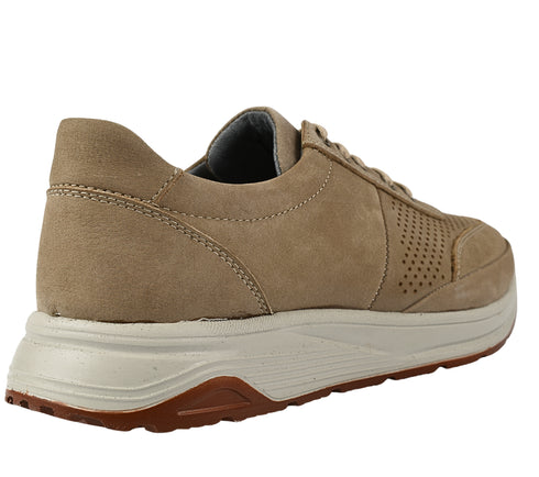 Pantofi sport, barbati, GORETTI, B68-835 bej, piele nabuc